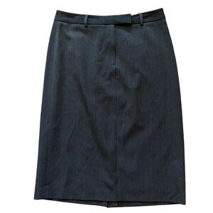 Brooks Brothers Grey Stretch Pencil Skirt 6